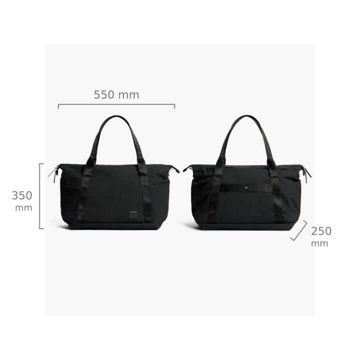 Bellroy Classic Getaway Bag – rozměry