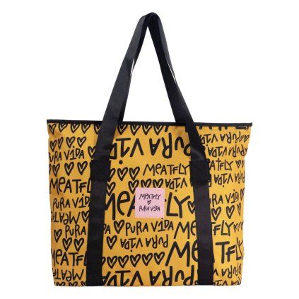 Meatfly Plážová kabelka X Pura Vida Skye - Yellow/Black