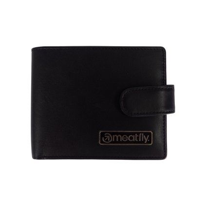 Meatfly Kožená peněženka Nathan Premium - Black