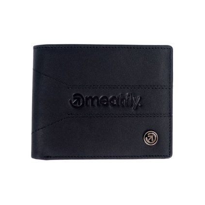 Meatfly Kožená peněženka Zac Premium - Black