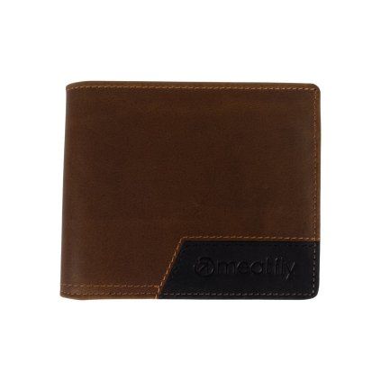 Meatfly Kožená peněženka Zac Premium - Brown