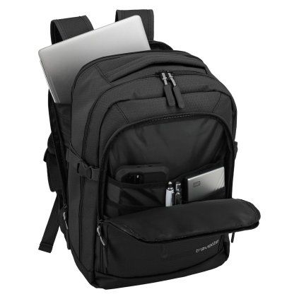 Vnitřní prostor Travelite Kick Off Cabin Backpack s kapsou na notebook