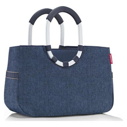 reisenthel loopshopperm herringbone dark blue os4113 2