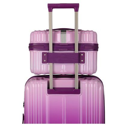 Travelite Lascana Beautycase Purple Degrade – přední pohled