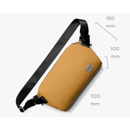 Rozměry crossbody ledvinky Bellroy Classic Sling 7L