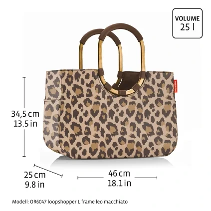 Rozměry nákupní tašky Reisenthel Loopshopper L Frame