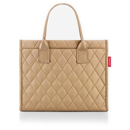 Reisenthel Daily Shopper Rhombus Ginger – nákupní taška, celkový pohled