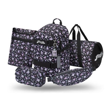 BAAGL SET 5 Skate Kuromi Black: batoh, penál, sportovní taška, ledvinka, obal na notebook GRS – produktová fotografie 1
