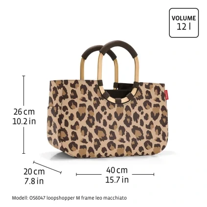 Rozměry nákupní tašky Reisenthel Loopshopper M Frame