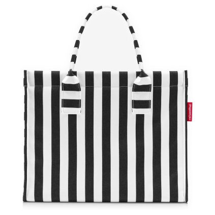 Reisenthel Daily Shopper Summerstripes Black – nákupní taška, celkový pohled