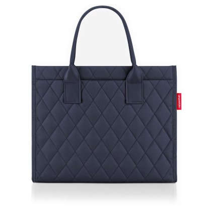 Reisenthel Daily Shopper Rhombus Midnight Gold – nákupní taška, celkový pohled