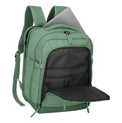 Organizér a vnitřní členění palubního batohu Travelite Kick Off Backpack Cabin