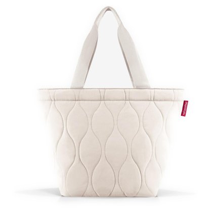 Reisenthel Shopper M Puffer Stone – nákupní taška, celkový pohled