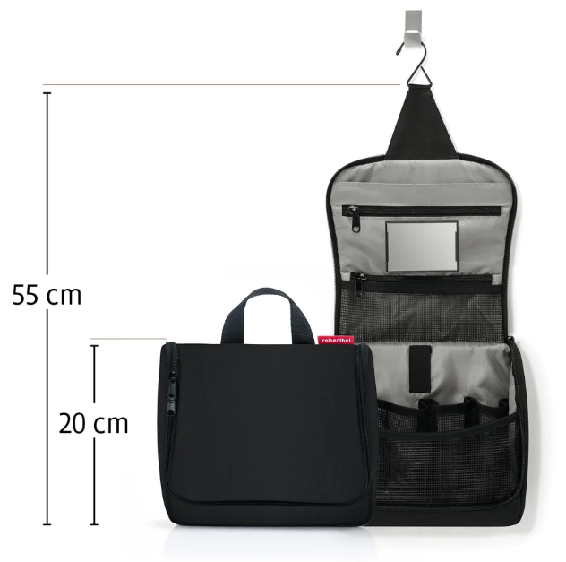 Reisenthel Toiletbag otevřená a zavěšená