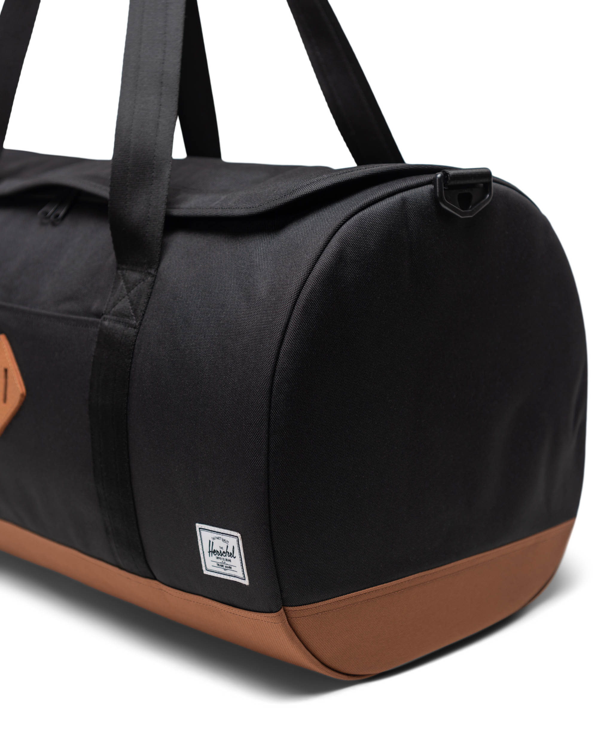 Herschel Heritage™ Duffle Black/Saddle Brown