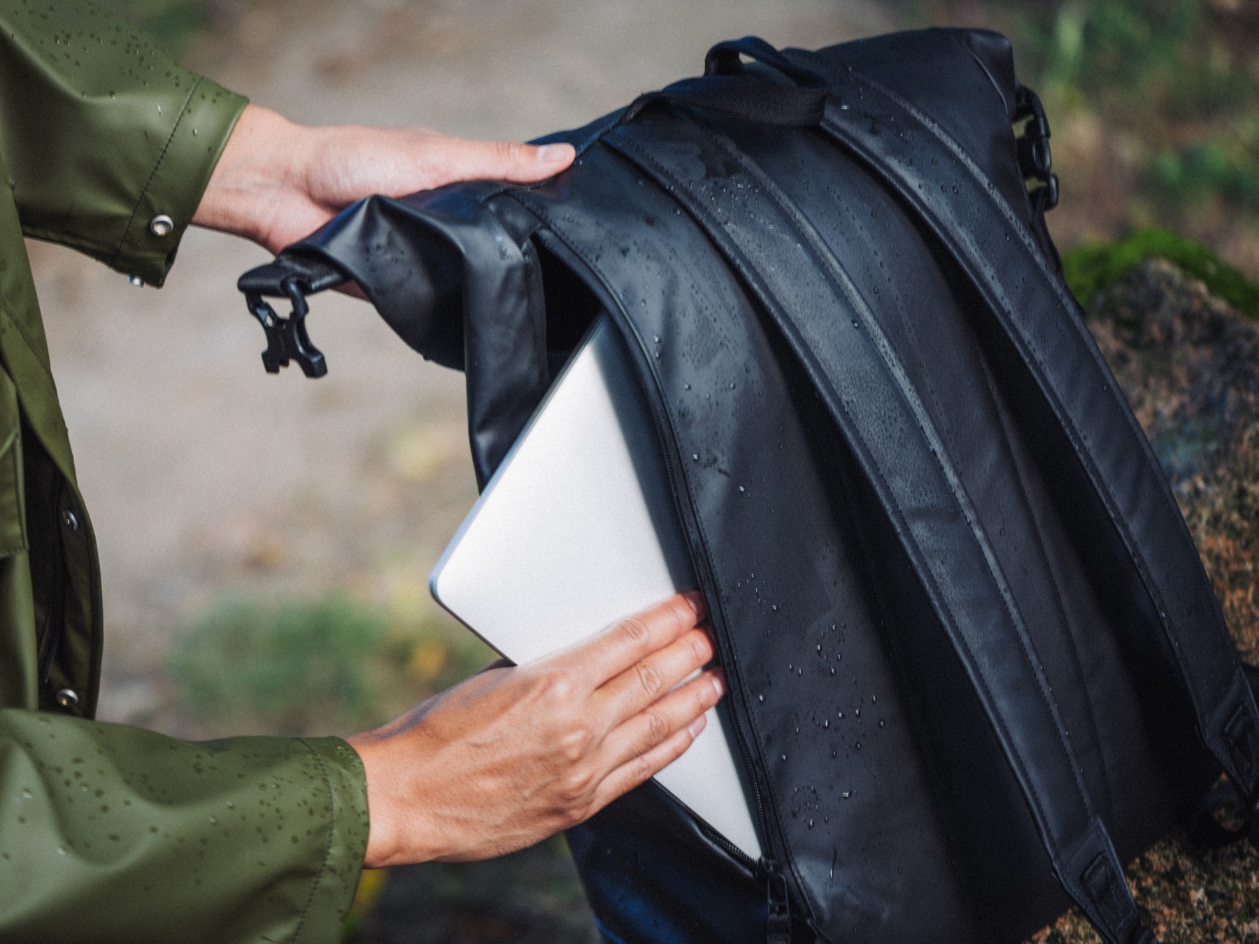 Herschel Roll Top Backpack – kapsa na notebook