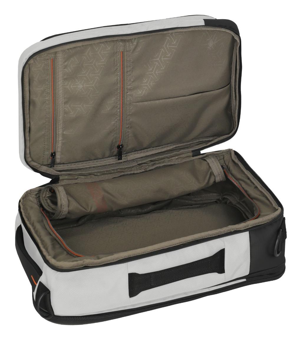 Travelite Crosslite 5.0 Board bag/Backpack S White Sand – interiér