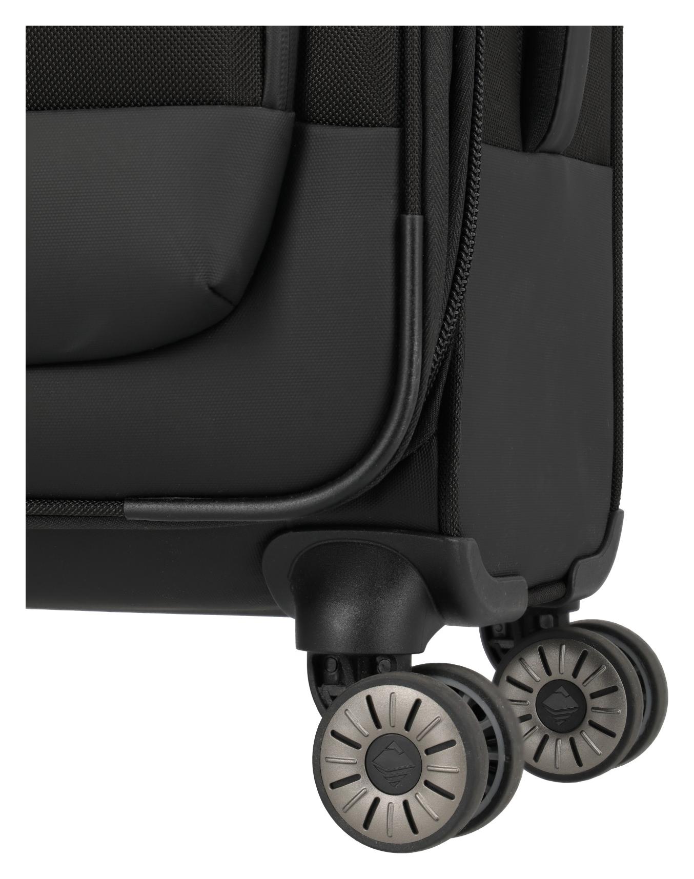 Travelite Crosslite 5.0 S exp. Black – detail koleček