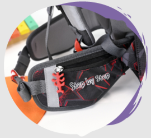 Bederní pás s kapsou na zip